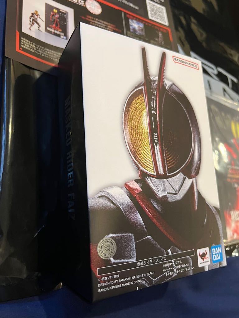 真骨彫製法 仮面ライダー555 20th 限定イベントオリジナルスリーブ 仮面ライダー555 20th EVENT ～My Mission Memories～S.H.Figuarts（真骨彫製法仮面）ファイズ フィギュア