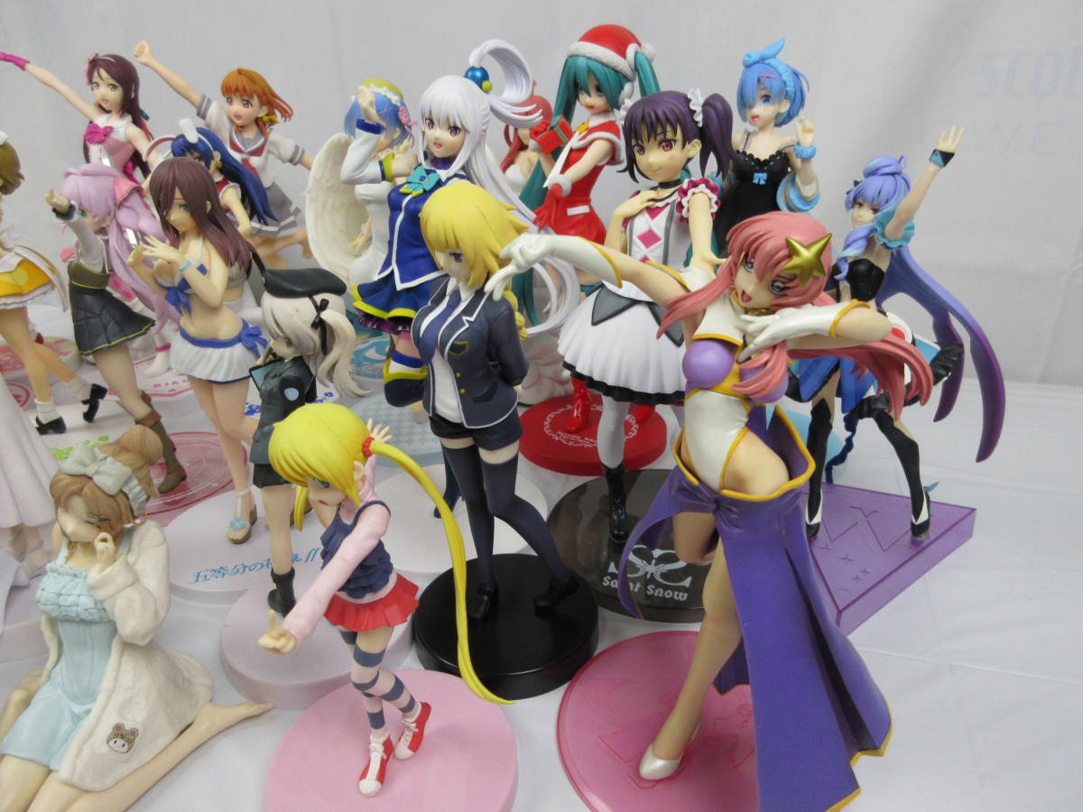 大量処分 まとめ売り セクシー 美少女フィギュア ラブライブ リゼロ 
