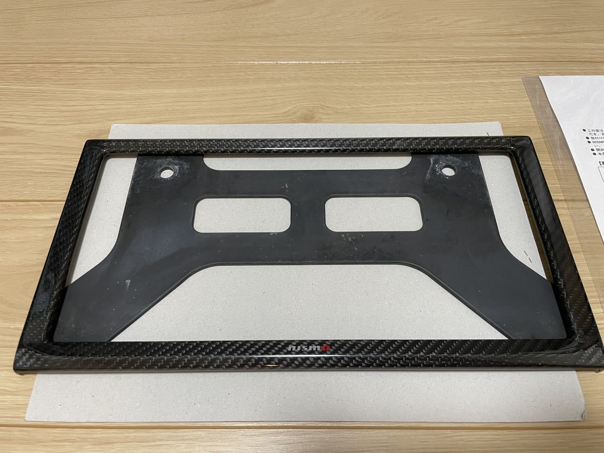 NISMO カーボン ナンバーフレーム 96210 RN010 ニスモ 日産 ナンバー 