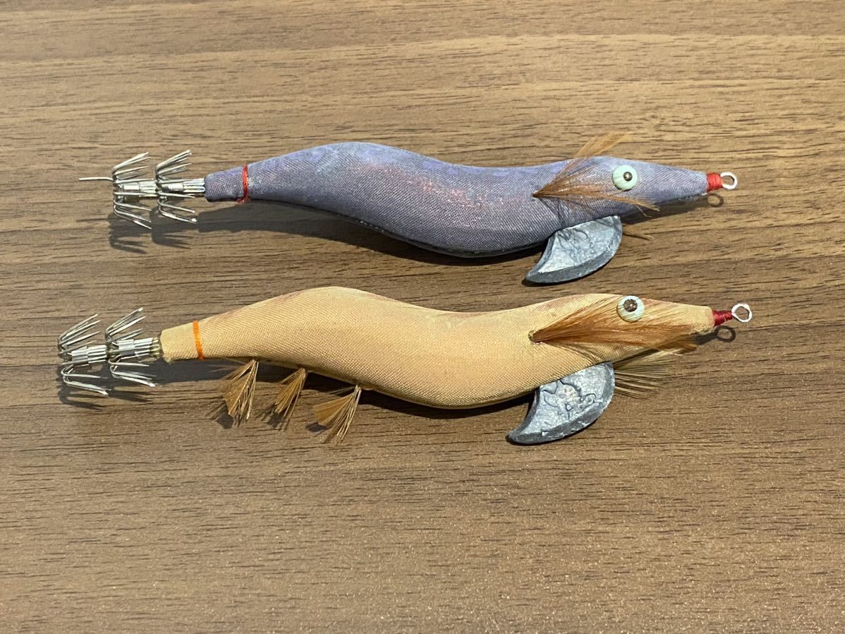 激レア 新品 ハヤシ 神明仕様 餌木猿 3.5号 2本セット 1号 緑テープ 林