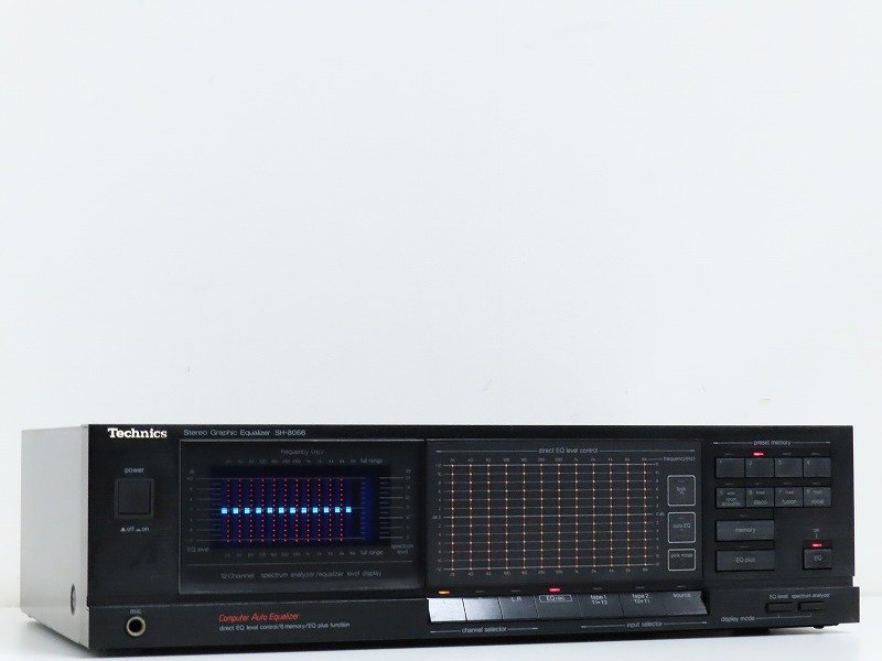 Technics グラフィックイコライザー SH-8066 テクニクス ▽ 6BD86-3