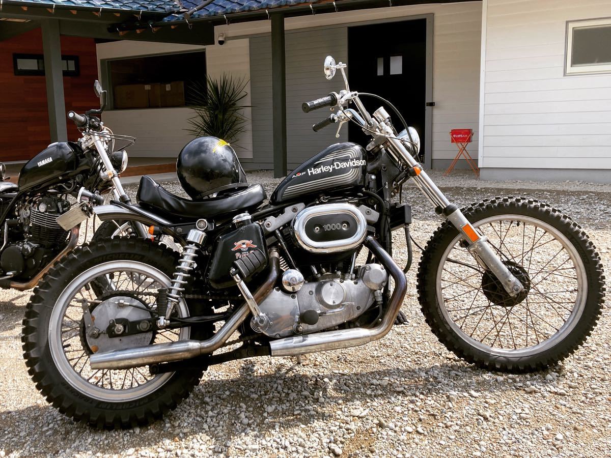 希少ハーレータンク1976xlh1000！当時物純正タンク レインボータンク