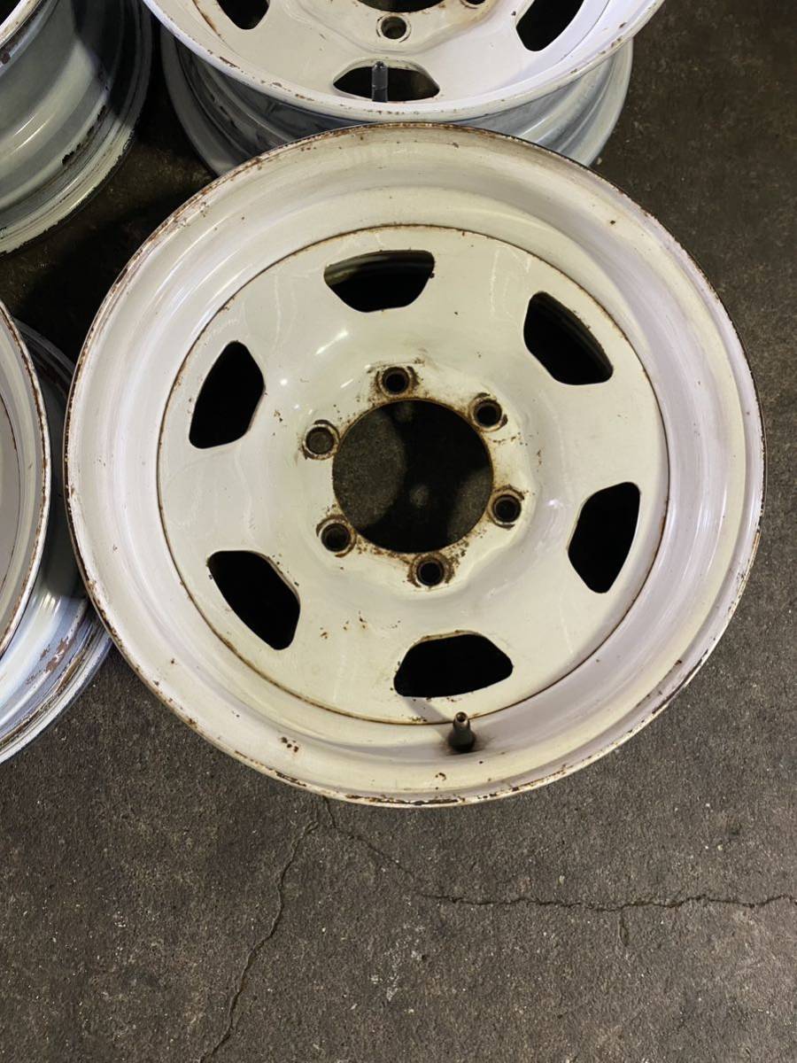 希少 ランクル 40 60 純正 中古 鉄ホイール ナロー 15インチ 6J 139.7 