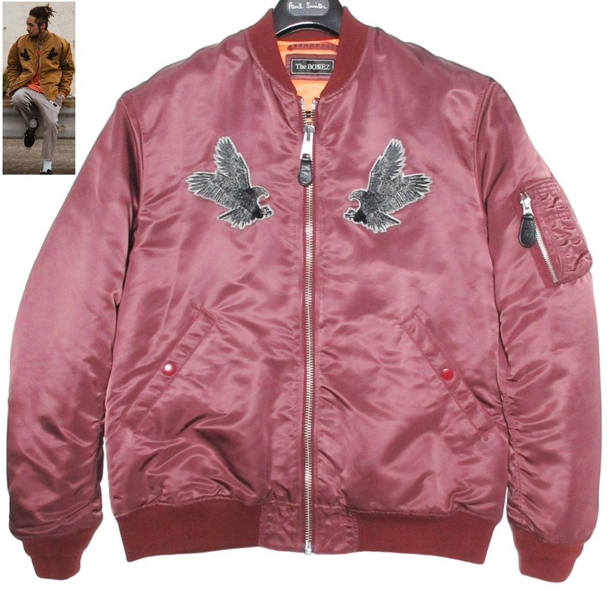 FLIGHT EQUIPMENT フライトジャケット カウレザー 牛革 ブラウン SIZE