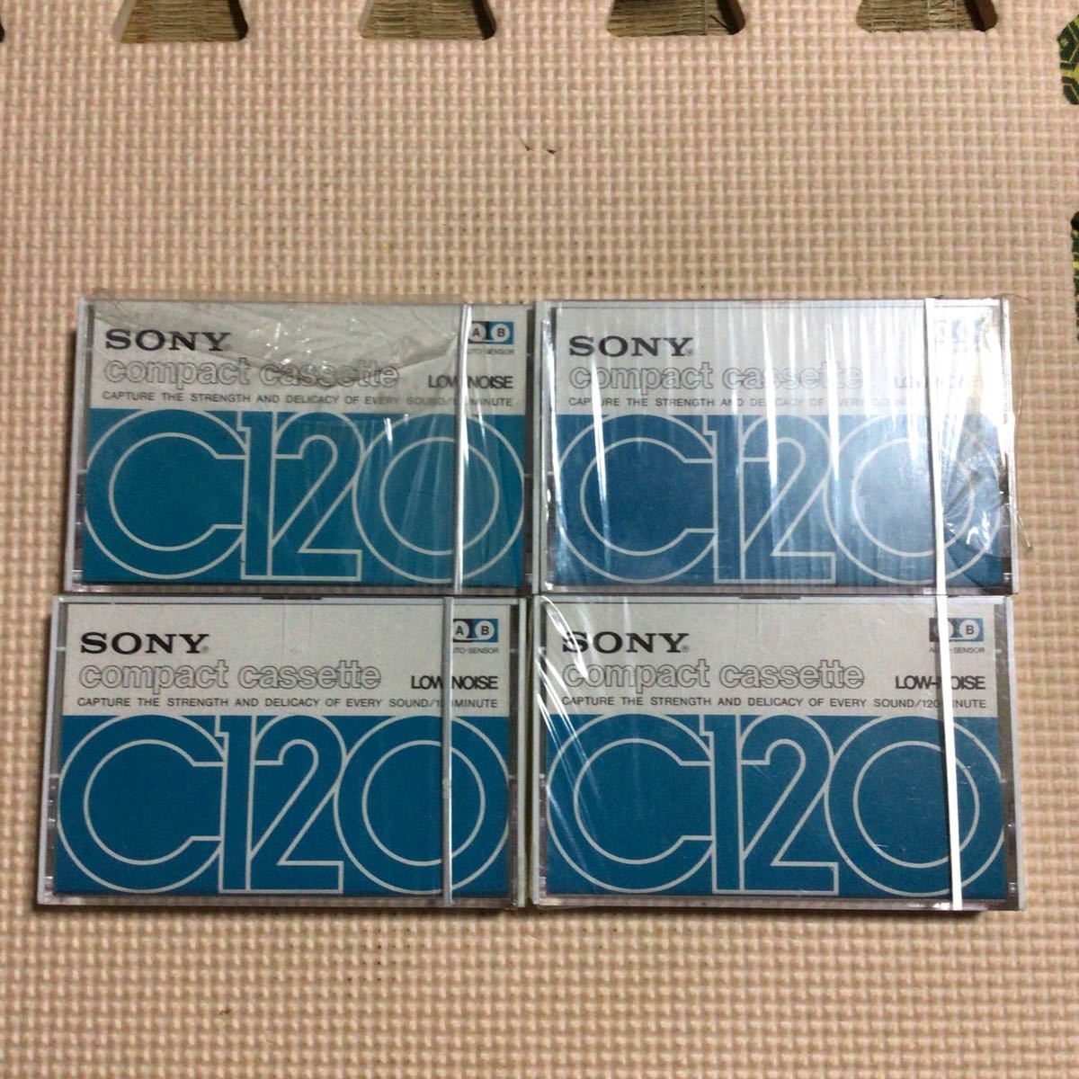 SONY C 120 ノーマルポジション　カセットテープ4本セット【未開封新品】★