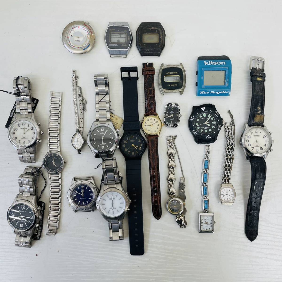 474 時計 20点 まとめ売り まとめて 大量 CASIO カシオ CITIZEN 