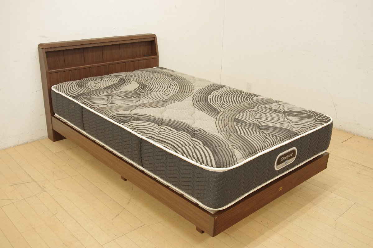 【美品】Simmons beautyrest セミダブル 美品 シモンズ SIMMONS セミダブルベッド ビューティーレスト