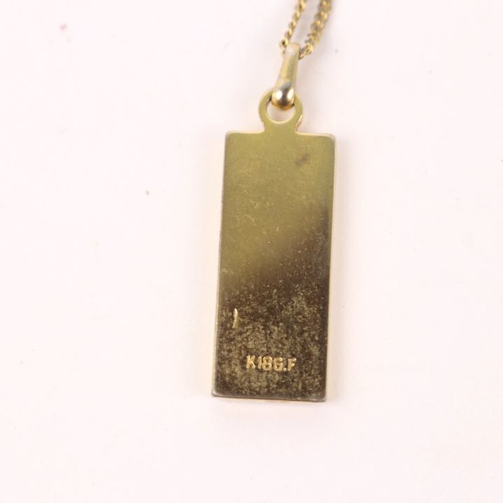 ネックレス 2点セット K18GF ゴールドフィルド インゴット5.1g 金張り 
