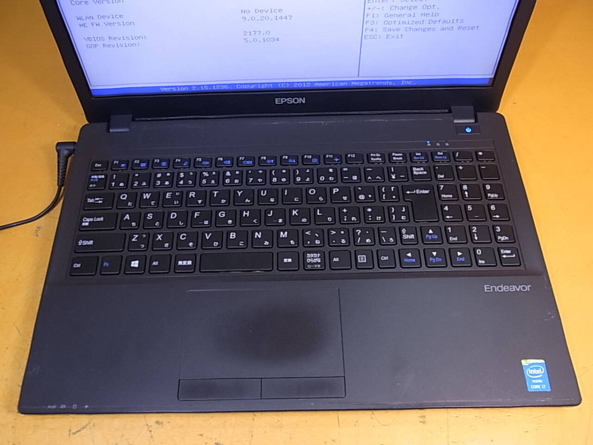 □Z/565☆エプソン EPSON☆15.6型ノートパソコン☆Endeavor NJ5900E 