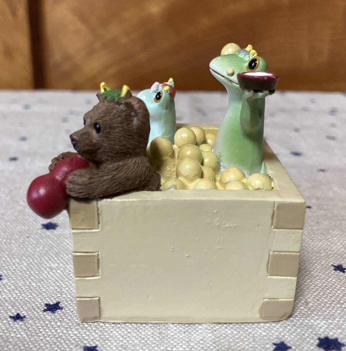 コポー　カエル　節分　豆　くま　置物　鬼 コポー コポミの顔注目！ 節分 豆まき 鬼 新品 copeau コポタロウ