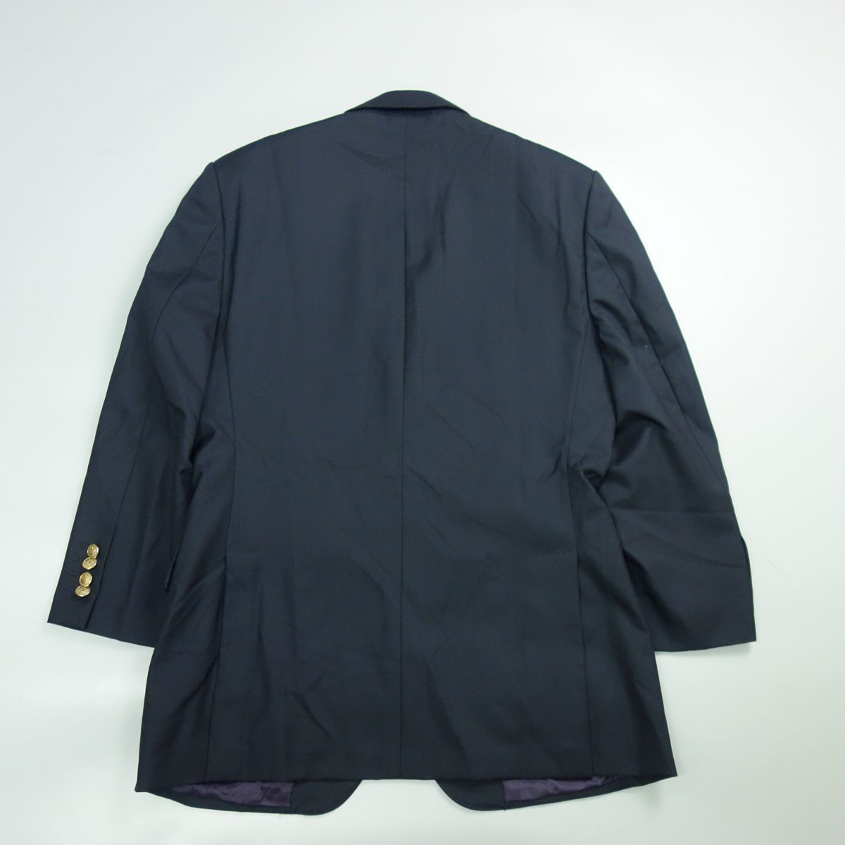 Aquascutum アクアスキュータム 金ボタン 紺ブレ 2Bテーラード 