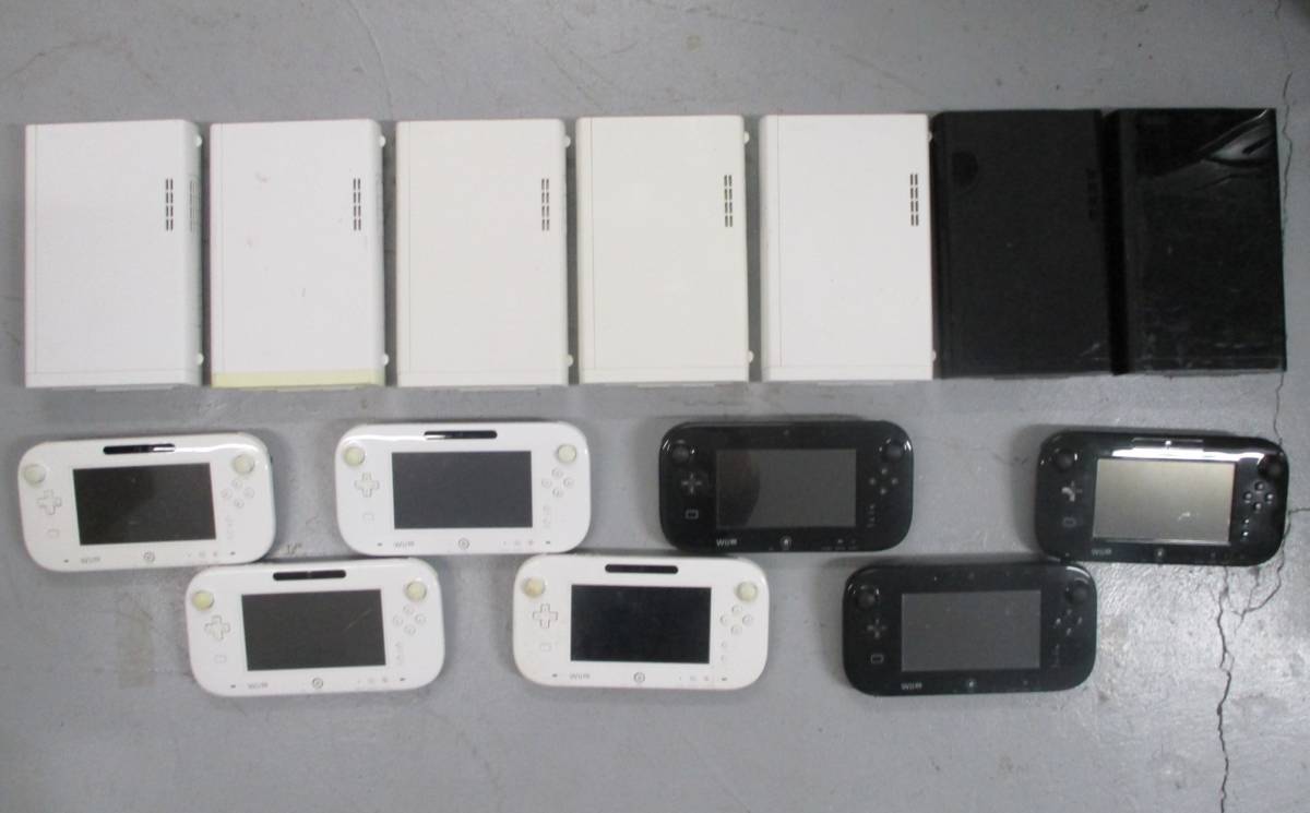 100%新品，限定SALE N403 棚18 現状品 Wii U 本体 ゲームパッド 7台セット Nintendo WiiU GamaPad 任天堂 ニンテンドー ゲーム機 テレビゲーム 9/1(Wii U本体)｜売買されたオークション情報、yahooの商品情報をアーカイブ公開 Wii U本体