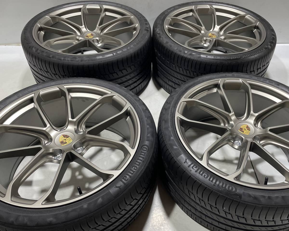新型 ポルシェ 純正 カイエン クーペE3 9Y ターボ GT GTs 22インチ4本 