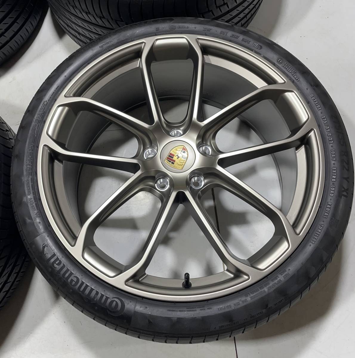 新型 ポルシェ 純正 カイエン クーペE3 9Y ターボ GT GTs 22インチ4本 