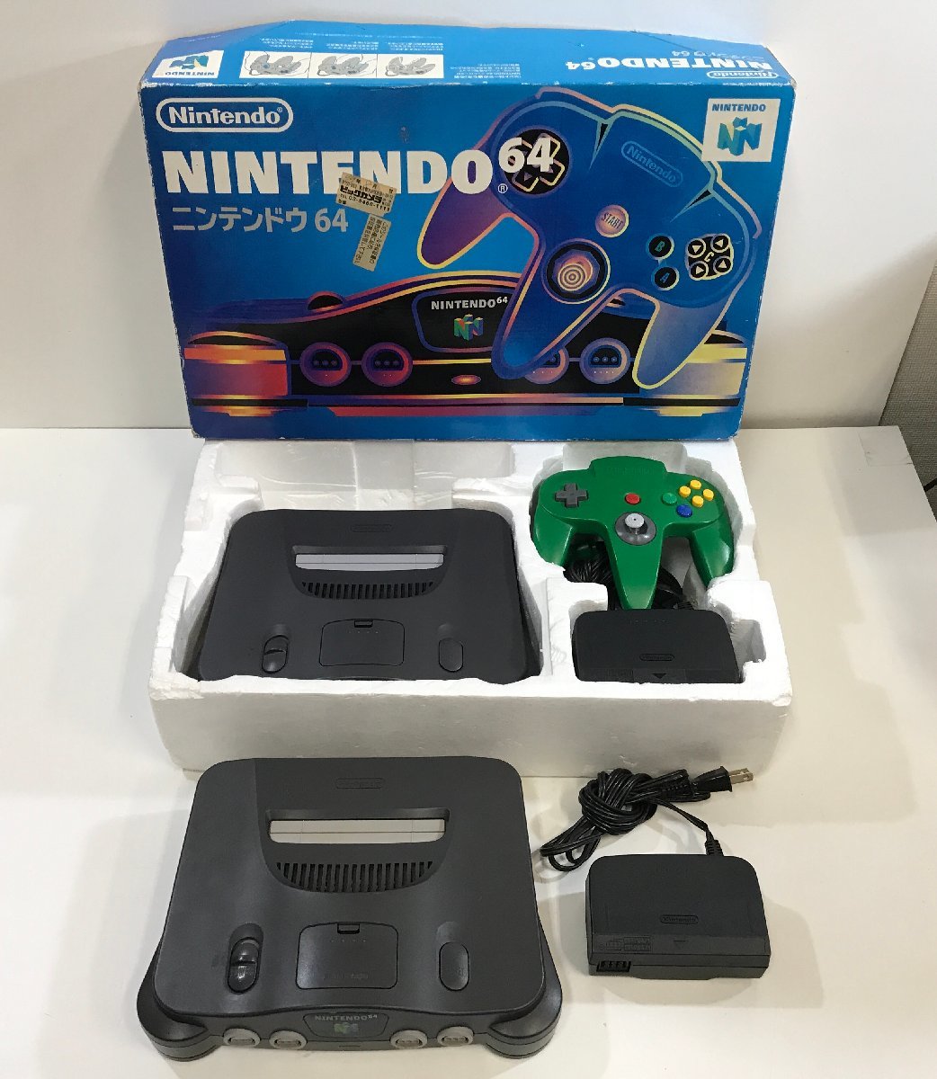  まとめて NINTENDO64 本体2台 ゲーム起動確認済 箱1つ コントローラー1つ アダプター2つ ニンテンドー NUS-001(本体、アクセサリー)｜売買されたオークション情報、yahooの商品情報をアーカイブ公 本体、アクセサリー