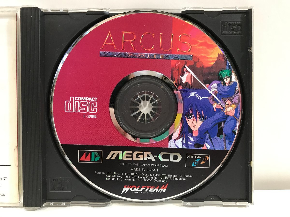 メガCD ARCUS アークス I・II・III メガドライブ メガCD アークス1・2