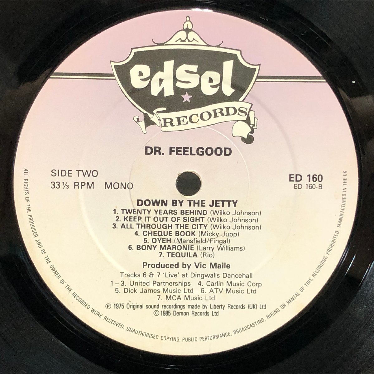 SALE，HOT 【UK盤 LP】DR.FEELGOOD / DOWN BY THE JETTY ダウン・バイ 