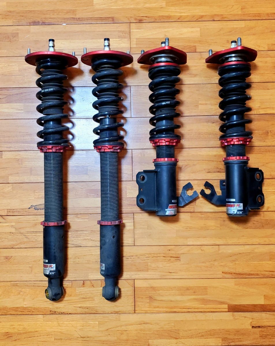 美品 使用距離 15，000km 送料無料 BLITZ ブリッツ 車高調 ダブルゼットアール DAMPER ZZ-R シルビア S15 S14 (クスコ D-MAX GP SPORTS)