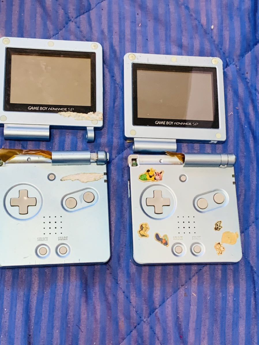 GAMEBOY ADVANCE SP　　ゲームボーイアドバンスSP　本体　2台　ジャンク