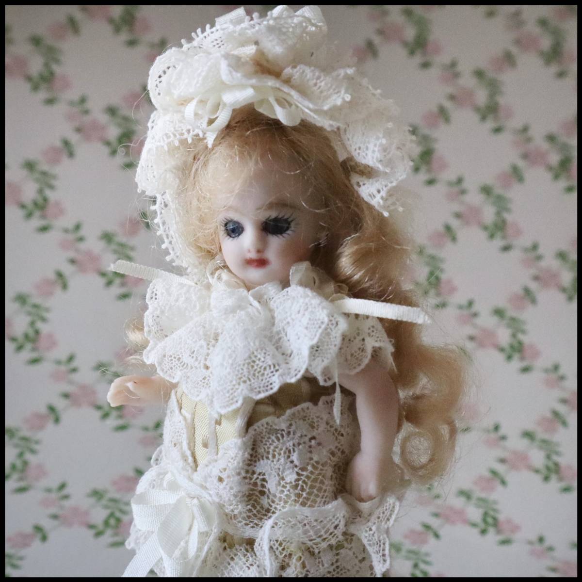 完成ドールフレンチミニョネット1⁄ オールビスク⁄ アンティークビスク