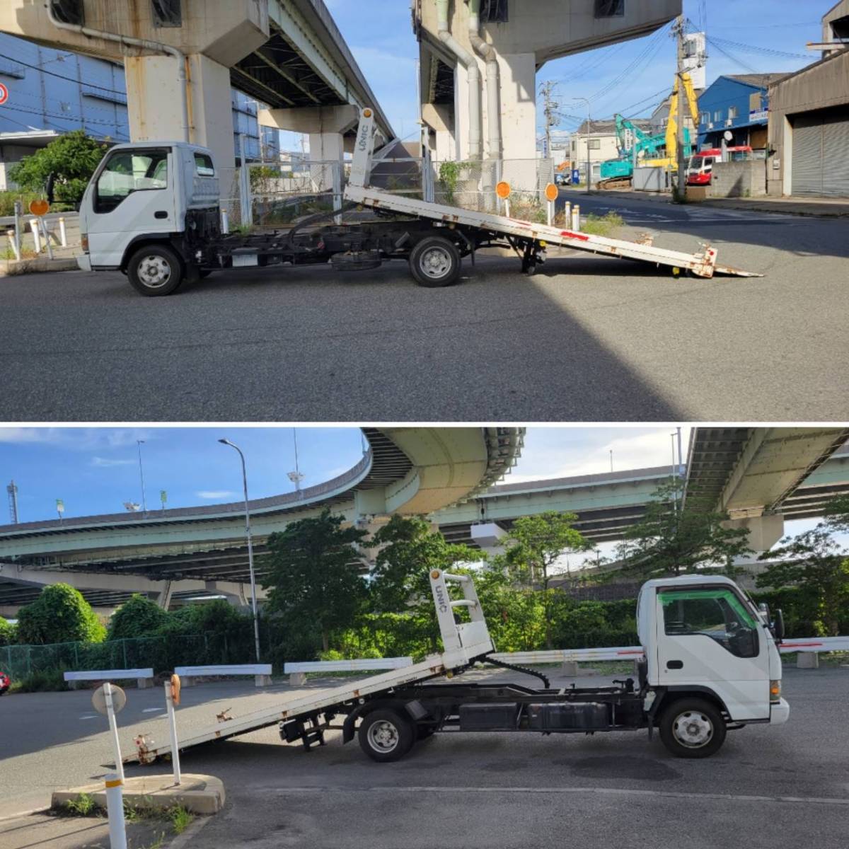 1台積み積載車☆セルフローダー☆NOX・PM適合☆修復歴無