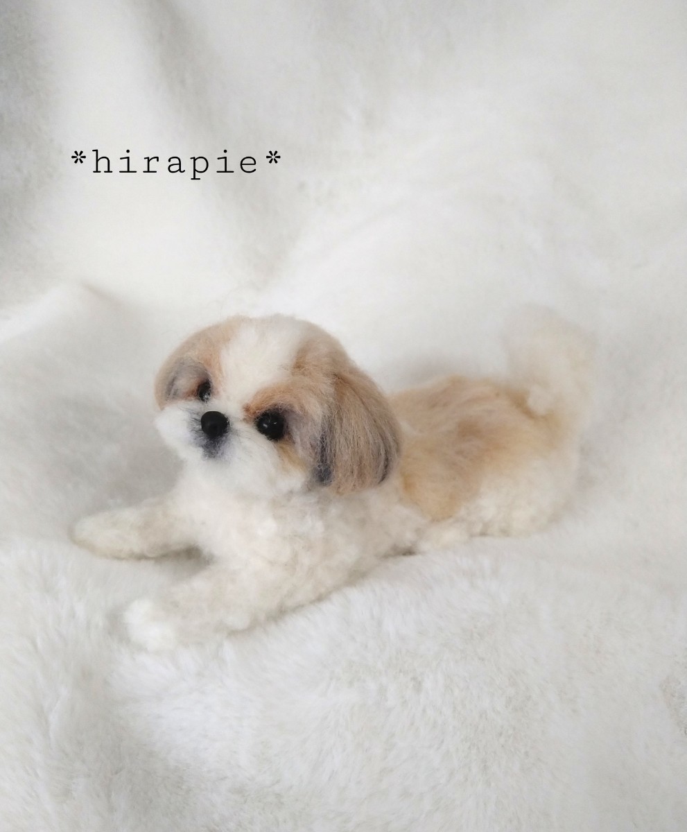 羊毛フェルト シーズー 5匹セット 犬 【公式通販】