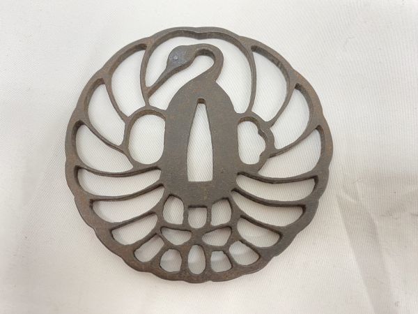 ◇3957 刀の鍔 縁 目釘 切羽 在銘あり 19点まとめて 武具 刀装具