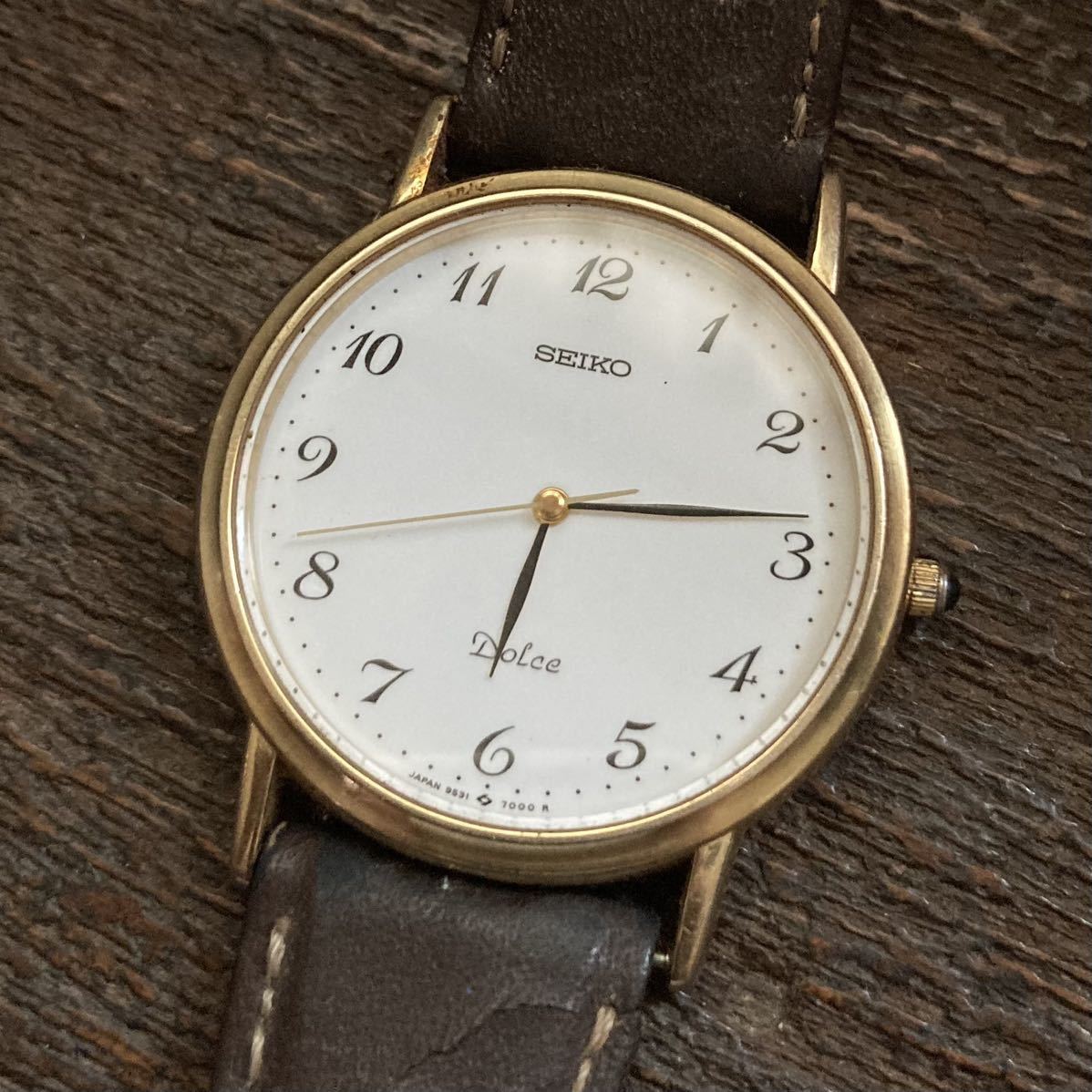 SEIKO セイコー ドルチェ 10KT 9531-7000 メンズ クォーツ ジャンク品 