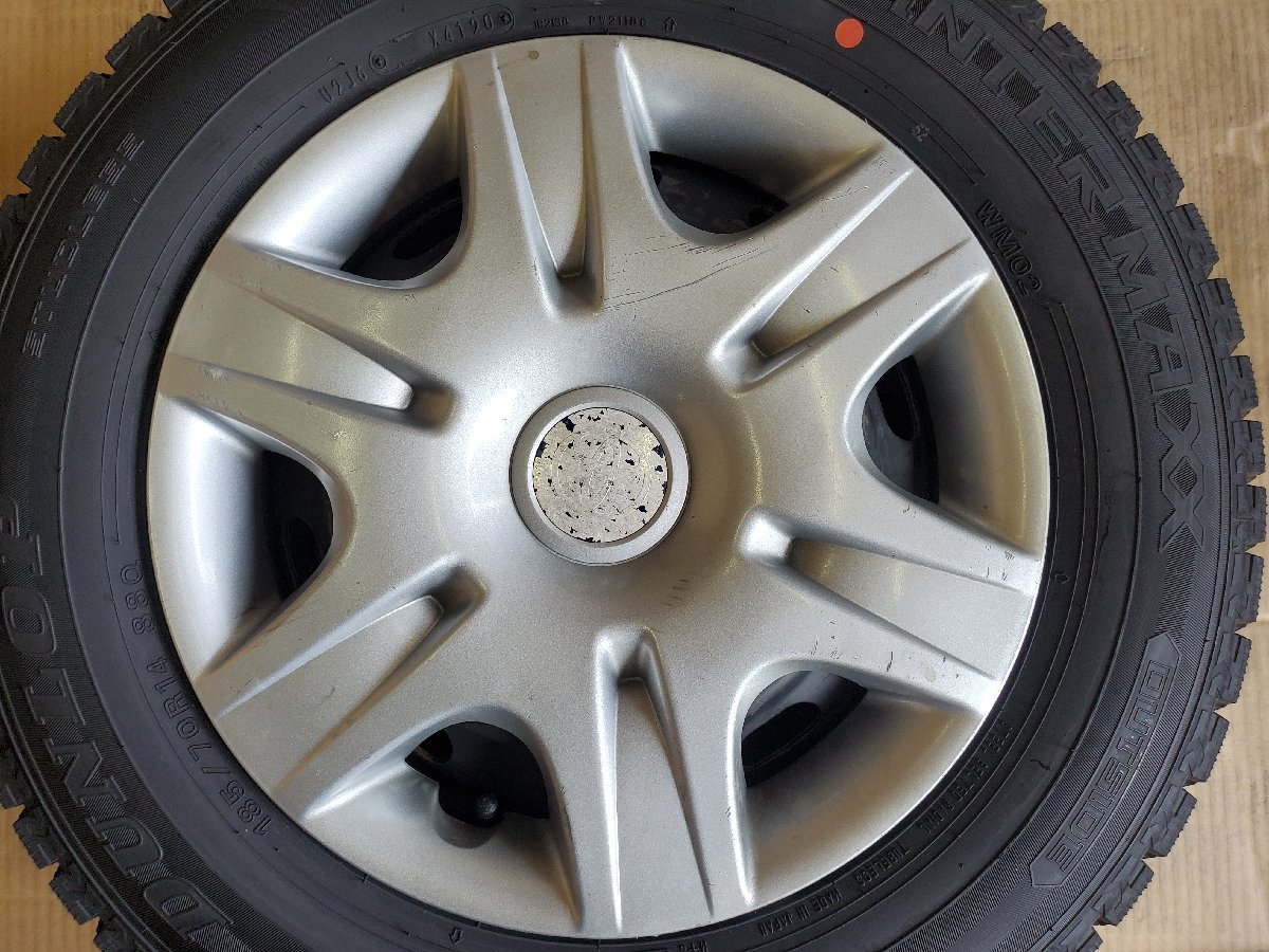 トヨタ純正スチールホイール プロボックスバン 155⁄80R14 LT