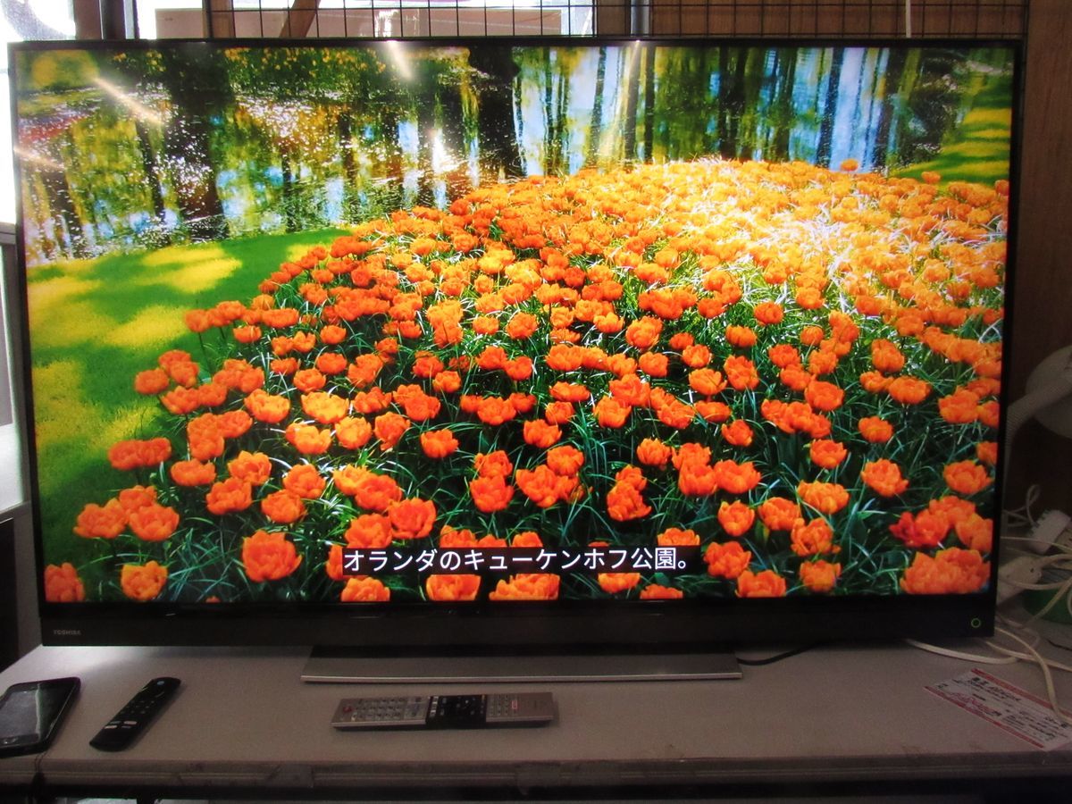 ■ 液晶テレビ TOSHIBA 東芝 REGZA 55BM620X 55型 2018年 4Kパネル 動作確認済 美品 鳥取県 引取歓迎 配送可 リモコンと説明書あり
