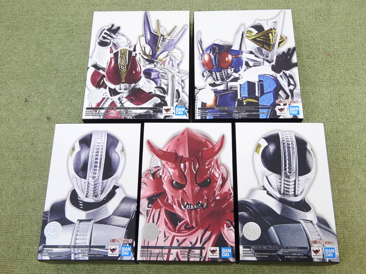 098-L89)中古 S.H.Figuarts 仮面ライダー電王 真骨頂 フィギュア 5種 