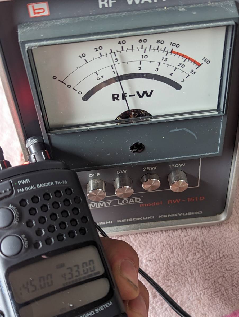 KENWOOD TH-78 デュアルバンド 144/430MHz SMC-34セット