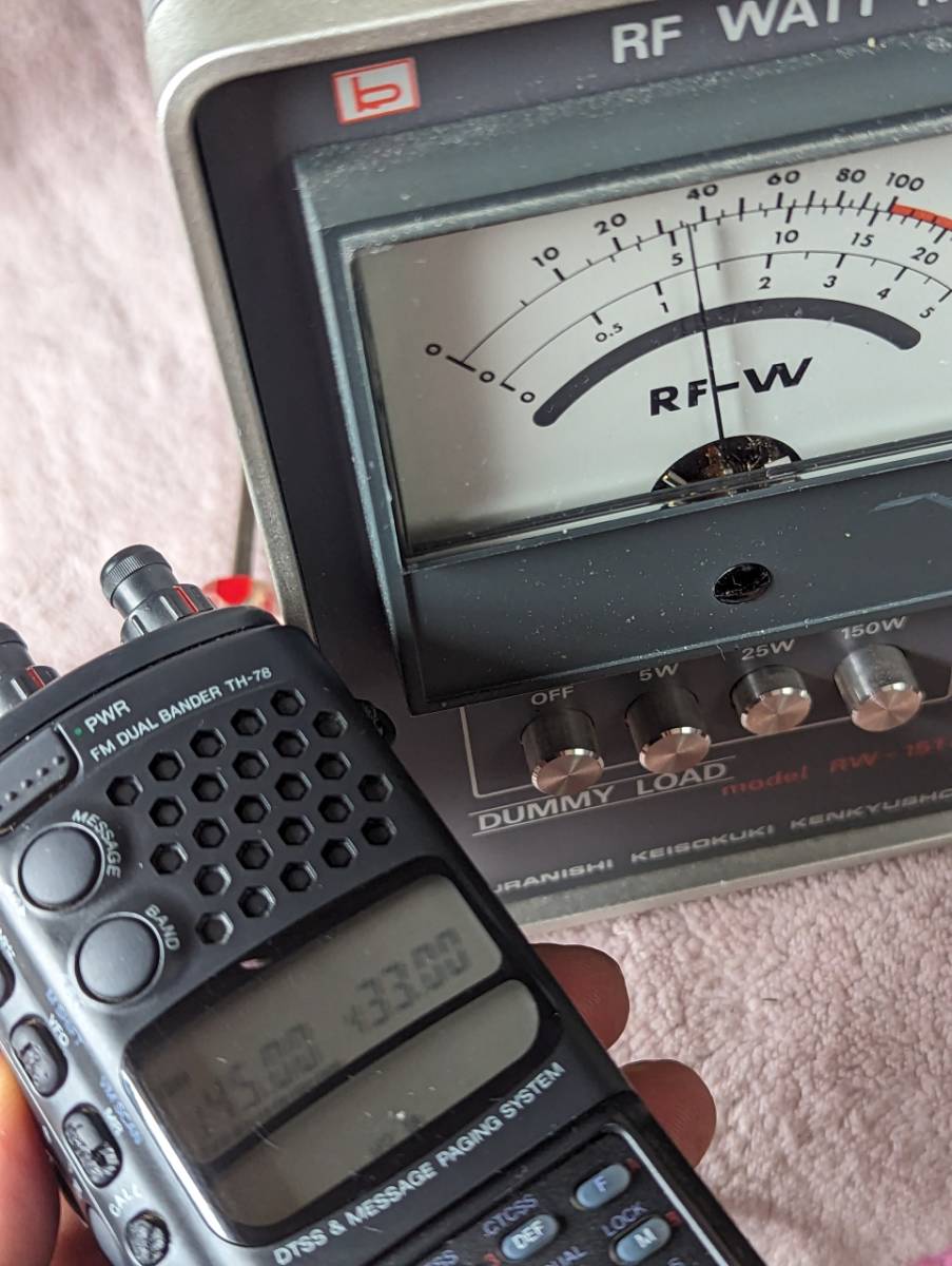赤字超特価，本物保証 KENWOOD TH-78 デュアルバンド 144/430MHz FM