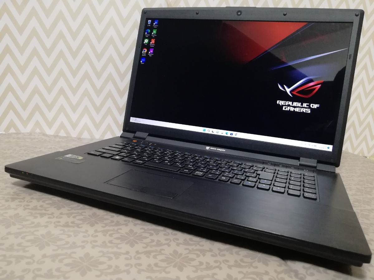 17.3インチFULLHD大画面 mouse w170er ゲーミングノートPC corei7 4 