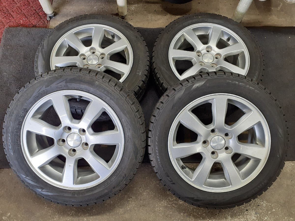 新作，格安 パF2989 205/55R16 91Q 4本価格 PIRELLI ICE ASIMMETRICO ACE OESIGN ボルボ 冬 8 9分山 16&times;7J +50 PCD108 ハブ径63㎜(スタッドレスタイヤ)｜売買されたオークション情報、yahooの商品情報をアーカイブ公開 - オ 5穴