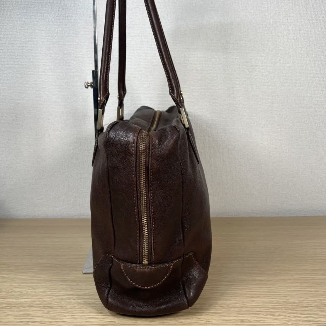 1円〜 土屋鞄 レザートートバッグ ブラウン 【公式通販】