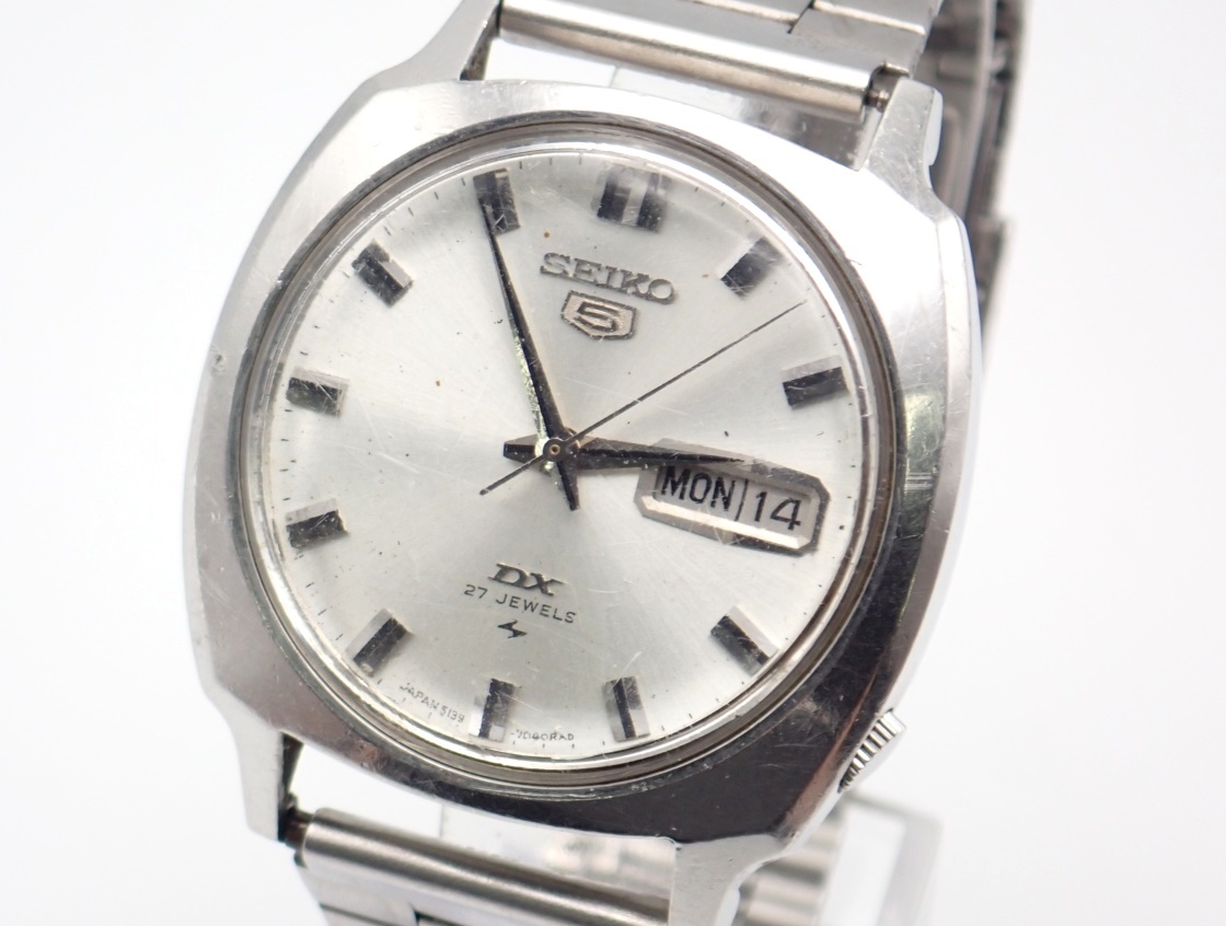 1円~☆稼働品☆SEIKO セイコー 5139-7040 セイコー5 DX デイデイト 27石 シルバー文字盤 AT/自動巻 メンズ腕時計/E29802-③ セイコー 5139-7040 SEIKO SS JA-2515| tohokuhonsenの日記