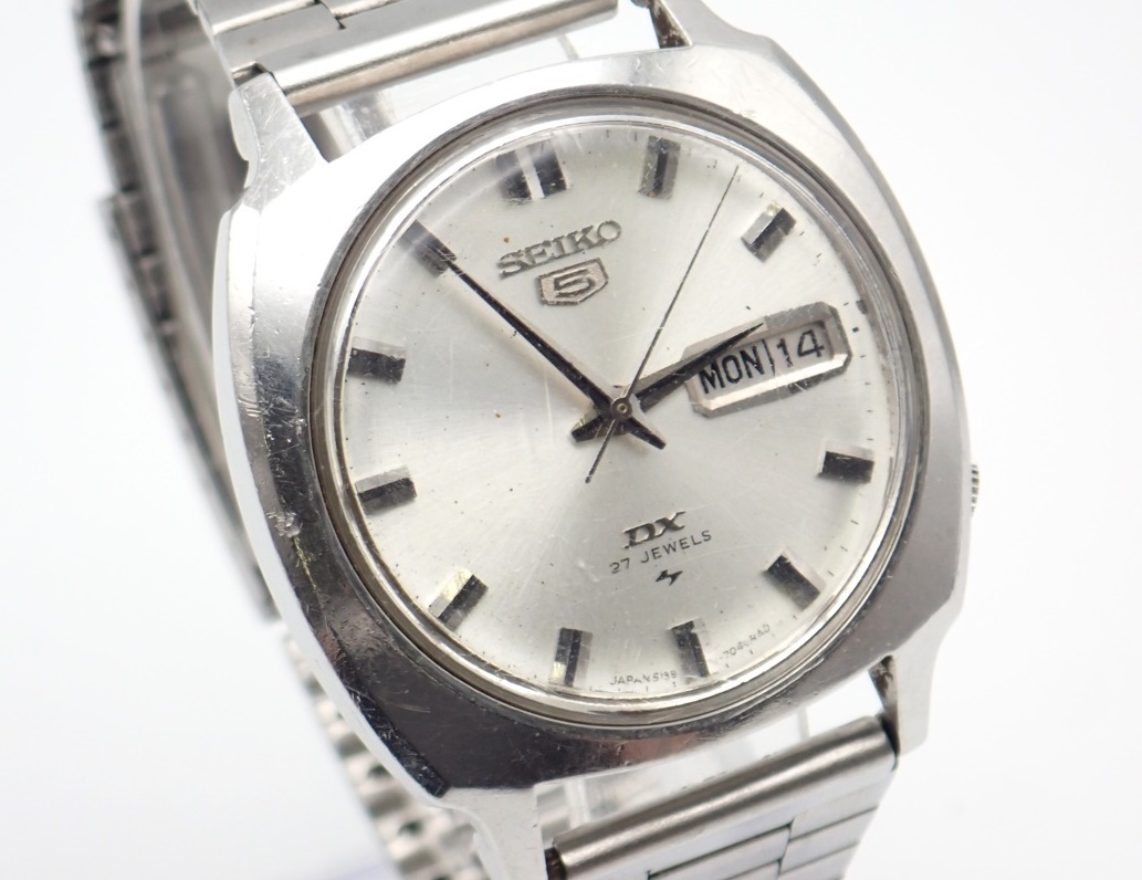 1円~☆稼働品☆SEIKO セイコー 5139-7040 セイコー5 DX デイデイト 27石 シルバー文字盤 AT/自動巻 メンズ腕時計/E29802-③ セイコー 5139-7040 SEIKO SS JA-2515| tohokuhonsenの日記