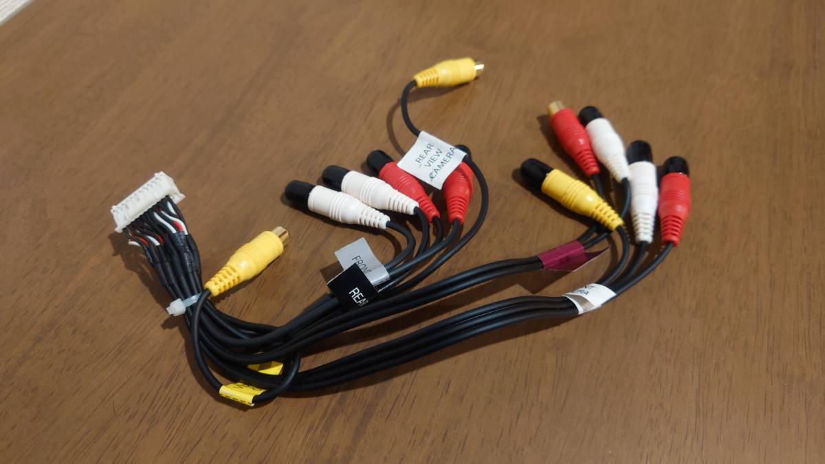 KENWOOD カーナビ MDV-Z700W 配線一式付き ケンウッド ナビ用 AV RCA 入出力ケーブル配線 MDV-Z700，MDV-Z701など