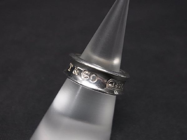 1円 ■新品同様■ TIFFANY＆Co ティファニー 1837 ナロー SV925 リング 指輪 アクセサリー 約8号 レディース シルバー系 BD6908