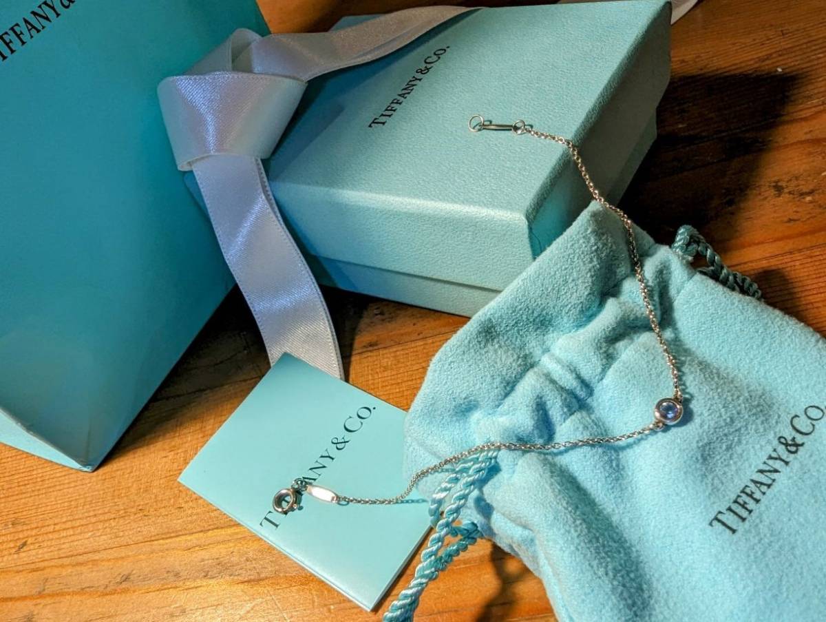 ティファニー Tiffany アクアマリンバイザヤード ブレスレット 未使用