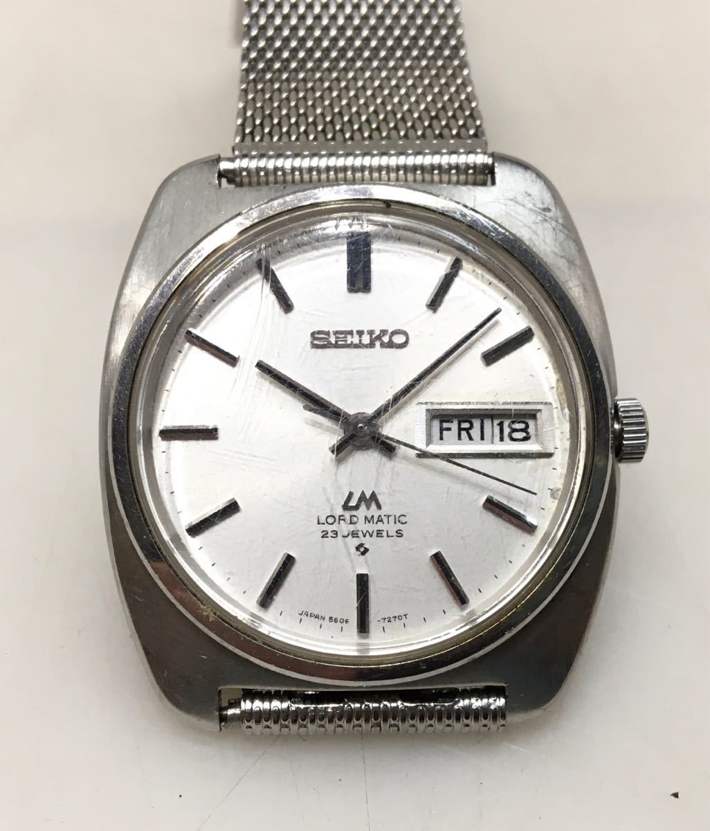28-89 SEIKO セイコー LM ロードマチック 5606-7130 セイコー 56系 LM 