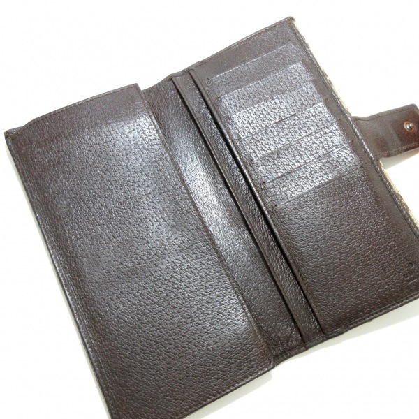 1円～ グッチ 長財布 Wホック GGキャンバス 112715 中古 GUCCI【グッチ 