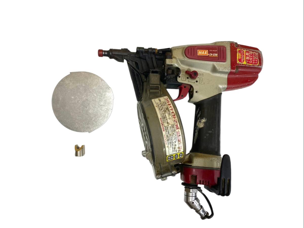 8E5★MAX/マックス★ コイルネイラ 釘打機（CN-238）ケース付 電動工具 DIY用品 常圧 エアーツール