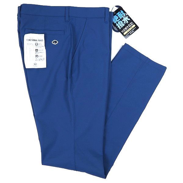 P395 新品 FIDRA フィドラ ゴルフ 絶耐撥水 ストレッチ ロングパンツ ウエストストレッチ M ブルー