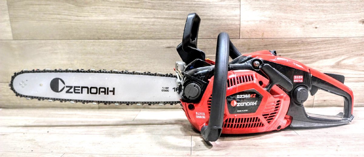 展示品】ZENOAH ゼノア エンジン式チェンソー GZ360EZ 11Y2837 