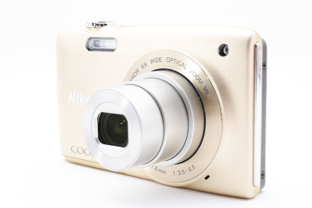 ☆動作正常☆ Nikon COOLPIX S3300 ゴールド 元箱付き ニコン