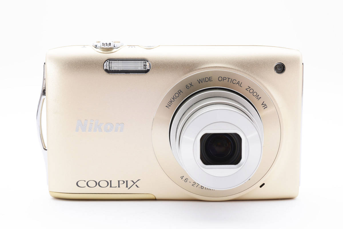 ☆動作正常☆ Nikon COOLPIX S3300 ゴールド 元箱付き ニコン