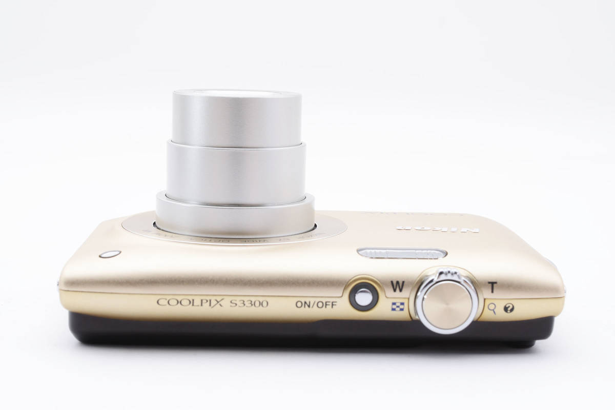 ☆動作正常☆ Nikon COOLPIX S3300 ゴールド 元箱付き ニコン
