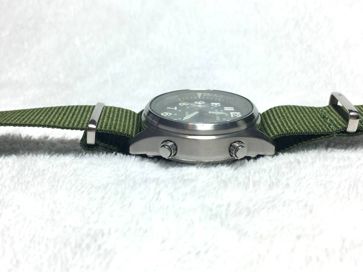 CASIO OVERLAND 電波 ソーラー OVW-100BJ WTS ミリタリー カーキ NATO 